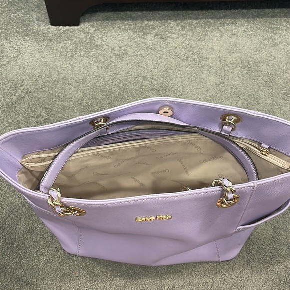 Light Purple Calvin Klein Shoulder Bag - Picture 2 of 7